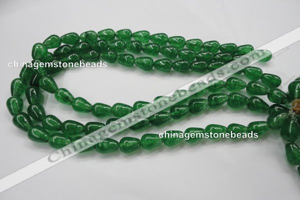 CCN1661 15.5 inches 10*14mm teardrop candy jade beads wholesale