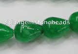 CCN1663 15.5 inches 13*18mm teardrop candy jade beads wholesale