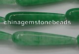 CCN1665 15.5 inches 8*40mm teardrop candy jade beads wholesale