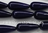 CCN1685 15.5 inches 10*25mm teardrop candy jade beads wholesale