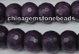 CCN169 15.5 inches 12*16mm faceted rondelle candy jade beads
