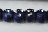 CCN174 15.5 inches 12*16mm faceted rondelle candy jade beads