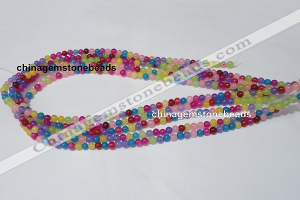 CCN18 15.5 inches 4mm round candy jade beads wholesale