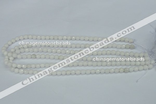 CCN1800 15 inches 4mm faceted round candy jade beads wholesale