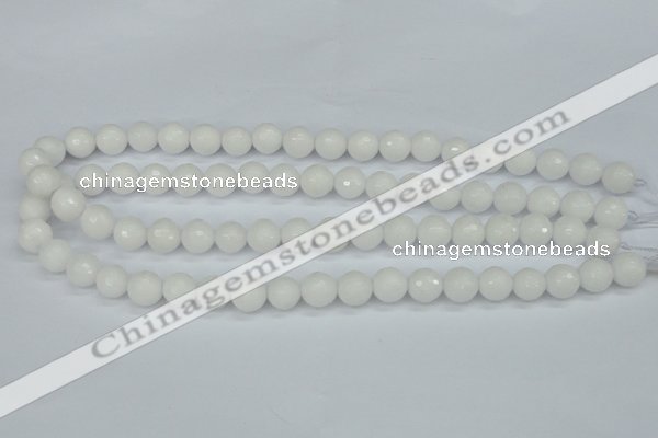 CCN1803 15 inches 10mm faceted round candy jade beads wholesale