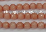 CCN1812 15 inches 8mm faceted round candy jade beads wholesale