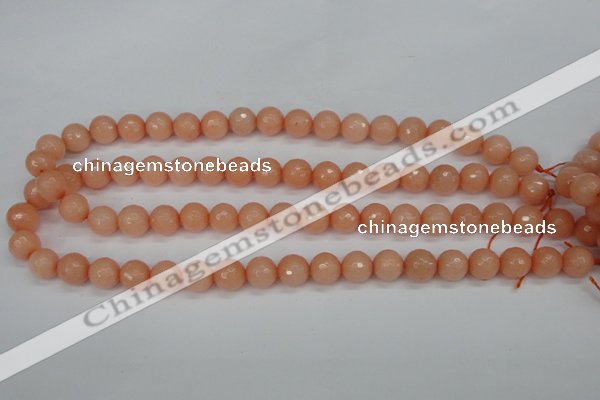 CCN1813 15 inches 10mm faceted round candy jade beads wholesale