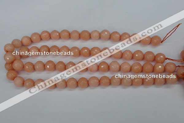 CCN1814 15 inches 12mm faceted round candy jade beads wholesale