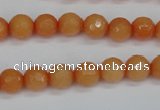 CCN1822 15 inches 8mm faceted round candy jade beads wholesale