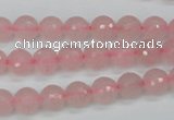 CCN1851 15 inches 6mm faceted round candy jade beads wholesale