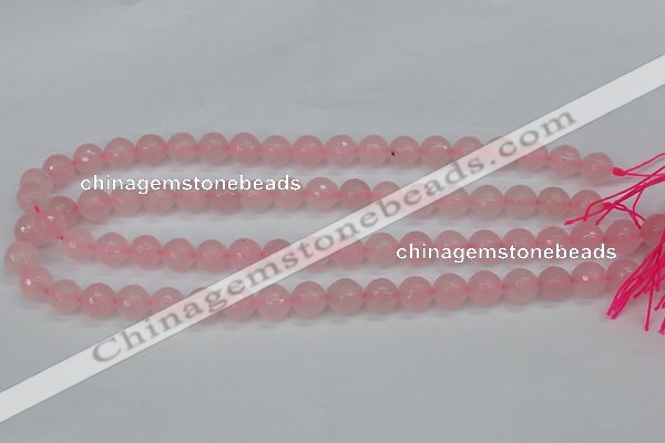 CCN1853 15 inches 10mm faceted round candy jade beads wholesale