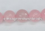 CCN1855 15 inches 14mm faceted round candy jade beads wholesale