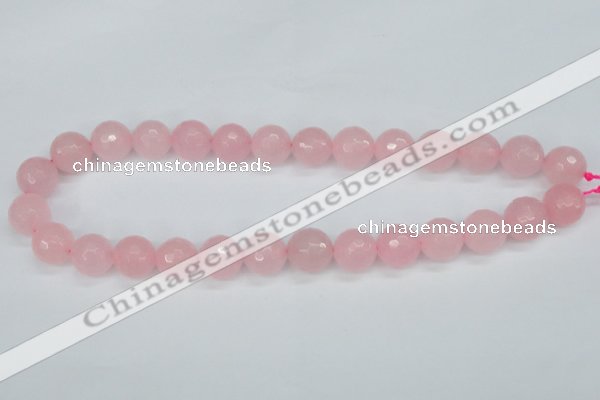 CCN1855 15 inches 14mm faceted round candy jade beads wholesale