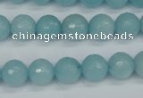 CCN1863 15 inches 10mm faceted round candy jade beads wholesale