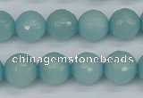 CCN1864 15 inches 12mm faceted round candy jade beads wholesale