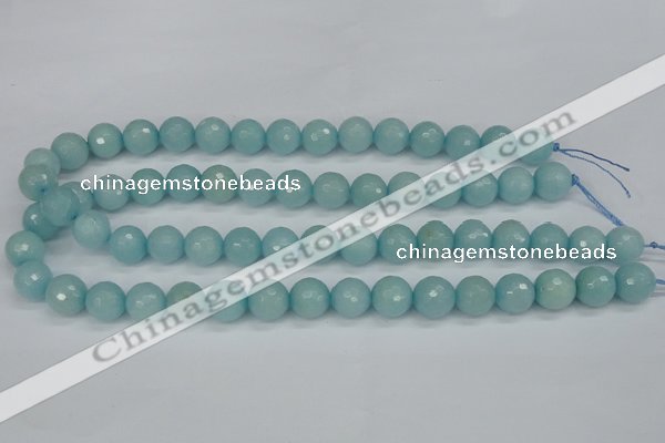 CCN1864 15 inches 12mm faceted round candy jade beads wholesale