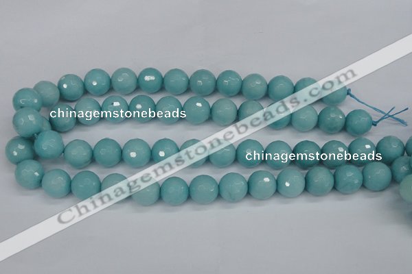 CCN1865 15 inches 14mm faceted round candy jade beads wholesale