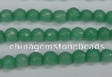 CCN1881 15 inches 6mm faceted round candy jade beads wholesale