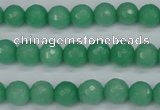 CCN1882 15 inches 8mm faceted round candy jade beads wholesale