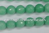 CCN1883 15 inches 10mm faceted round candy jade beads wholesale