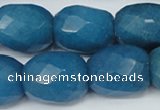 CCN189 15.5 inches 18*22mm faceted drum candy jade beads