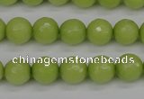 CCN1903 15 inches 10mm faceted round candy jade beads wholesale