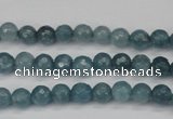 CCN1910 15 inches 4mm faceted round candy jade beads wholesale