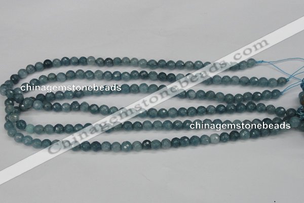 CCN1910 15 inches 4mm faceted round candy jade beads wholesale