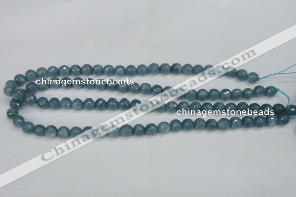 CCN1912 15 inches 8mm faceted round candy jade beads wholesale