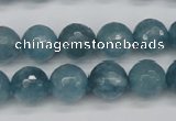 CCN1914 15 inches 12mm faceted round candy jade beads wholesale