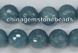 CCN1915 15 inches 14mm faceted round candy jade beads wholesale