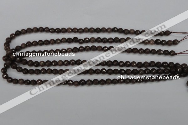 CCN1931 15 inches 6mm faceted round candy jade beads wholesale