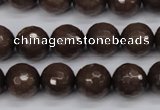 CCN1933 15 inches 10mm faceted round candy jade beads wholesale