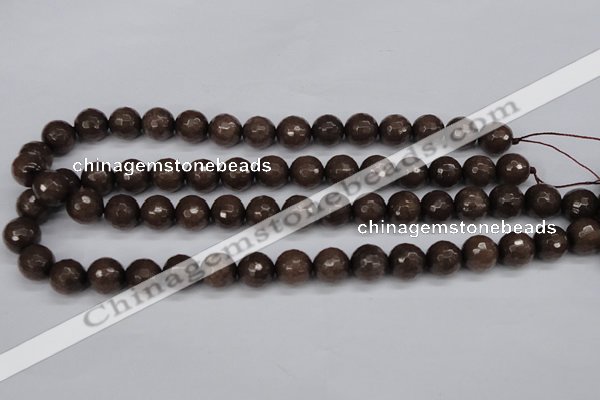 CCN1933 15 inches 10mm faceted round candy jade beads wholesale