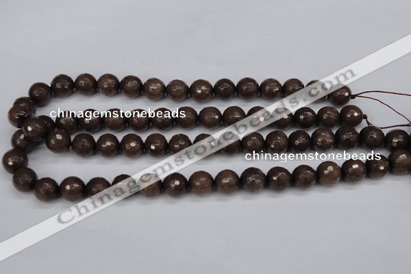 CCN1933 15 inches 10mm faceted round candy jade beads wholesale