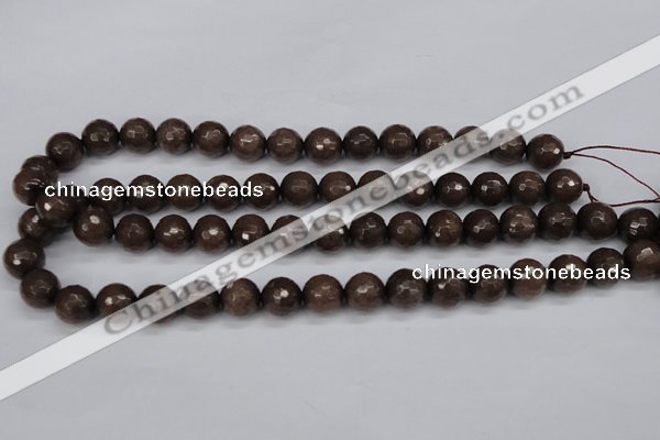 CCN1934 15 inches 12mm faceted round candy jade beads wholesale