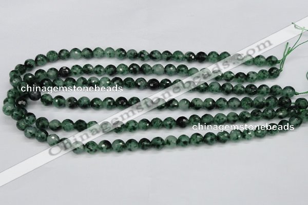 CCN1941 15 inches 6mm faceted round candy jade beads wholesale