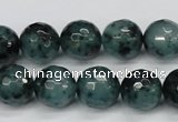 CCN1944 15 inches 12mm faceted round candy jade beads wholesale