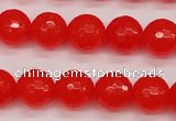 CCN1954 15 inches 12mm faceted round candy jade beads wholesale