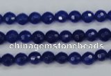 CCN1961 15 inches 6mm faceted round candy jade beads wholesale