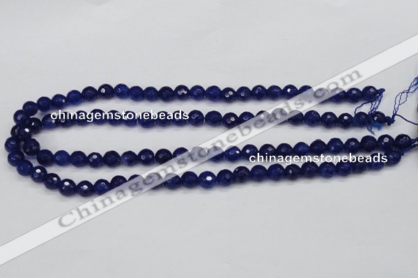 CCN1962 15 inches 8mm faceted round candy jade beads wholesale