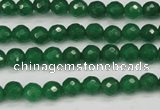 CCN1971 15 inches 6mm faceted round candy jade beads wholesale