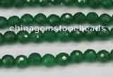 CCN1972 15 inches 8mm faceted round candy jade beads wholesale