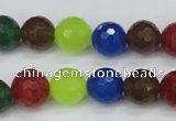 CCN1984 15 inches 12mm faceted round candy jade beads wholesale