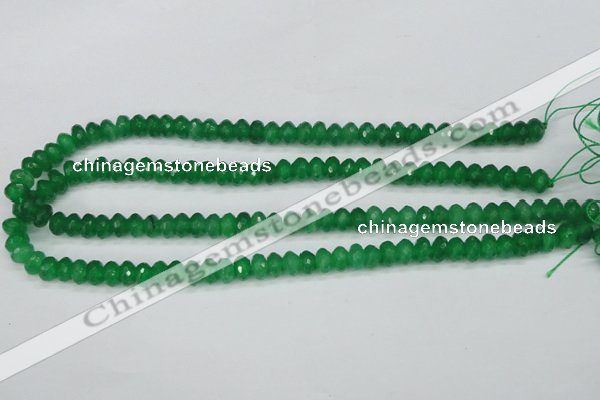 CCN1997 15 inches 5*8mm faceted rondelle candy jade beads wholesale