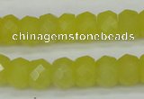 CCN2006 15 inches 8*12mm faceted rondelle candy jade beads wholesale