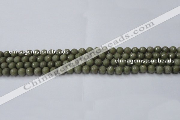 CCN2022 15 inches 4mm faceted round candy jade beads wholesale
