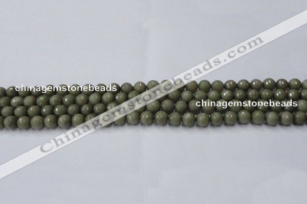 CCN2022 15 inches 4mm faceted round candy jade beads wholesale