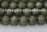 CCN2023 15 inches 6mm faceted round candy jade beads wholesale