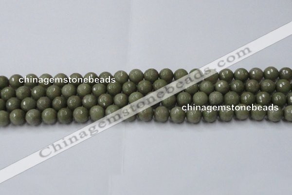 CCN2024 15 inches 8mm faceted round candy jade beads wholesale